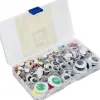 Yeux mobiles cleopatre adhesifs assortiment coffret plastique de 500 unites