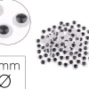 Yeux mobiles fontorpin adhesifs fluorescents 8mm creations artistiques animaux personnages sachet 40 unites